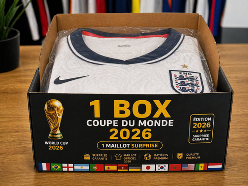 🎁 Box Mystère Coupe du Monde 2026 — 1 Maillot Enfant Surprise