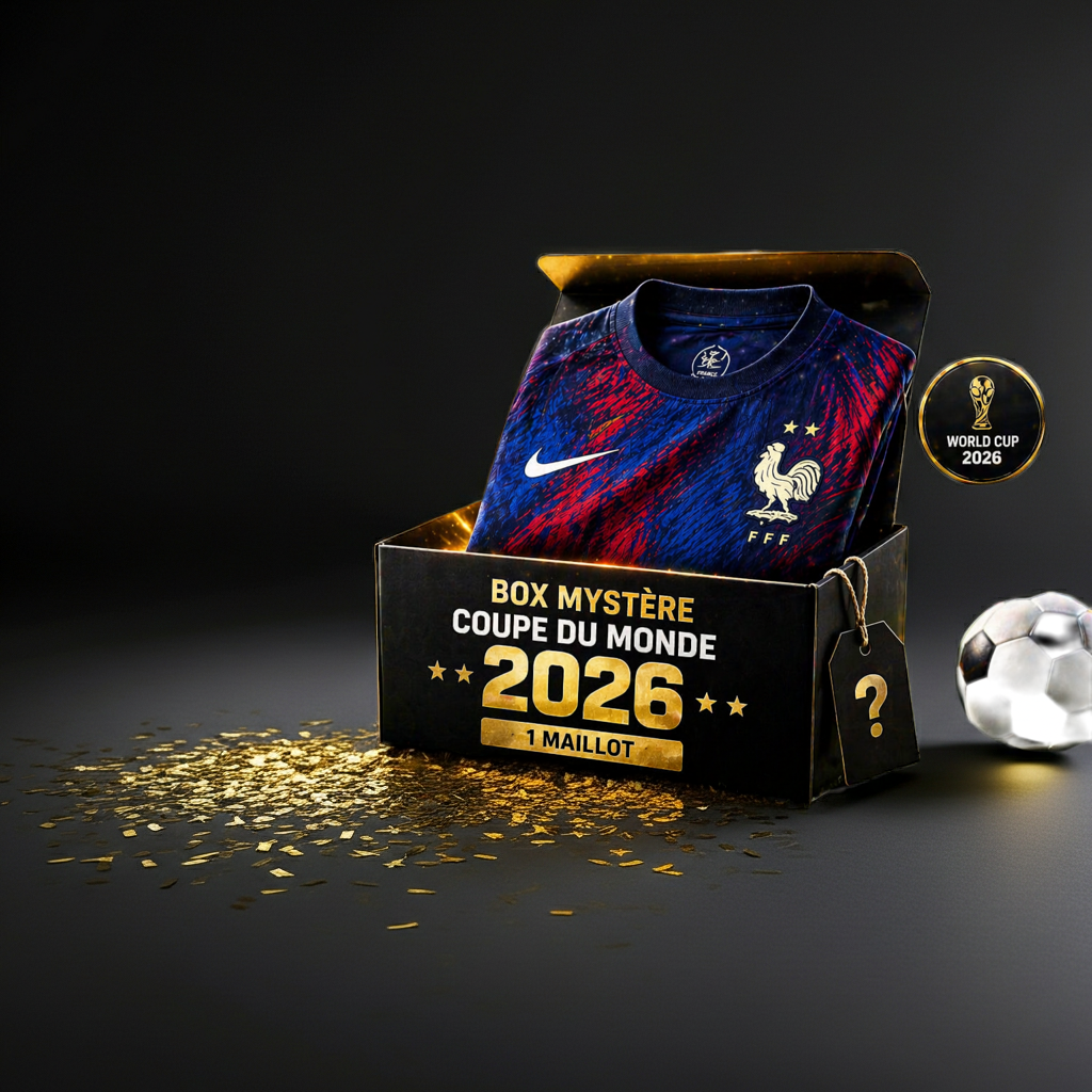 🎁 Box Mystère Coupe du Monde 2026 — 1 Maillot Enfant Surprise